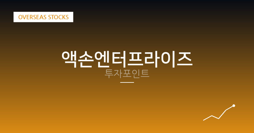 액손엔터프라이즈 투자포인트 대표 이미지
