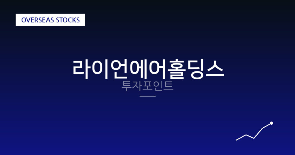 라이언에어홀딩스 투자포인트 대표 이미지