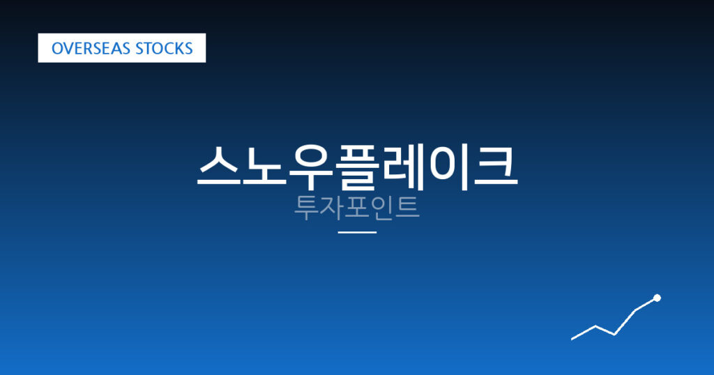 스노우플레이크 투자포인트 대표 이미지