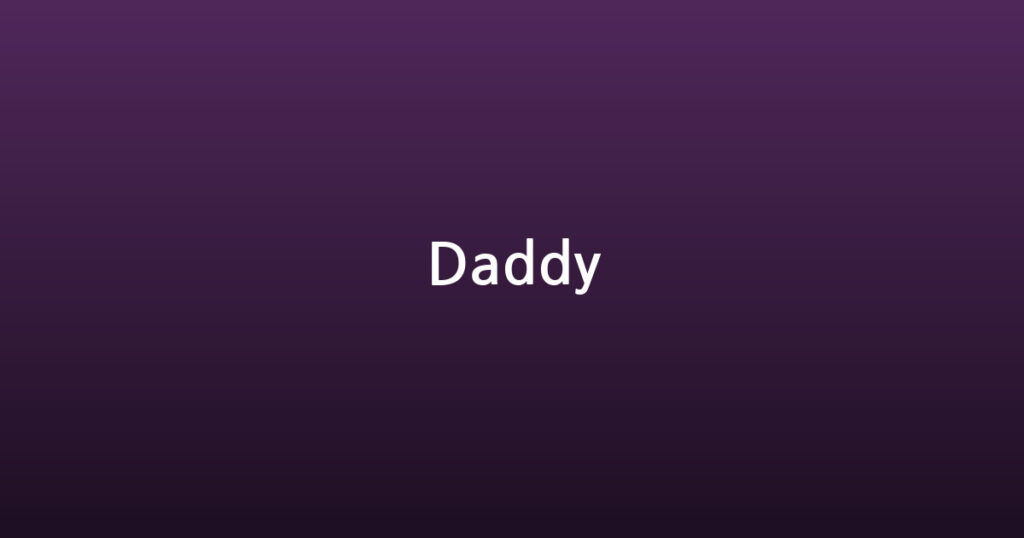 Daddy 대표 이미지