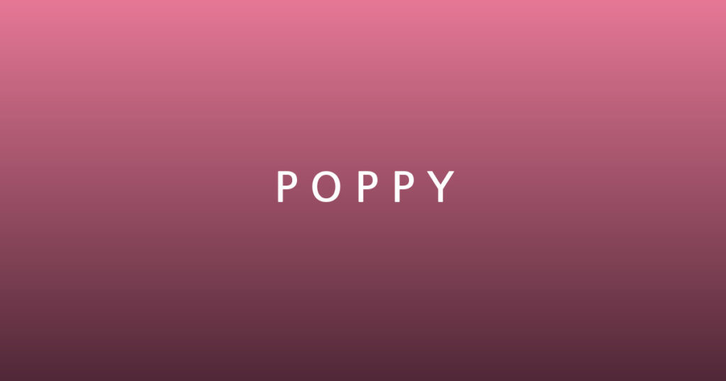 P O P P Y 대표 이미지