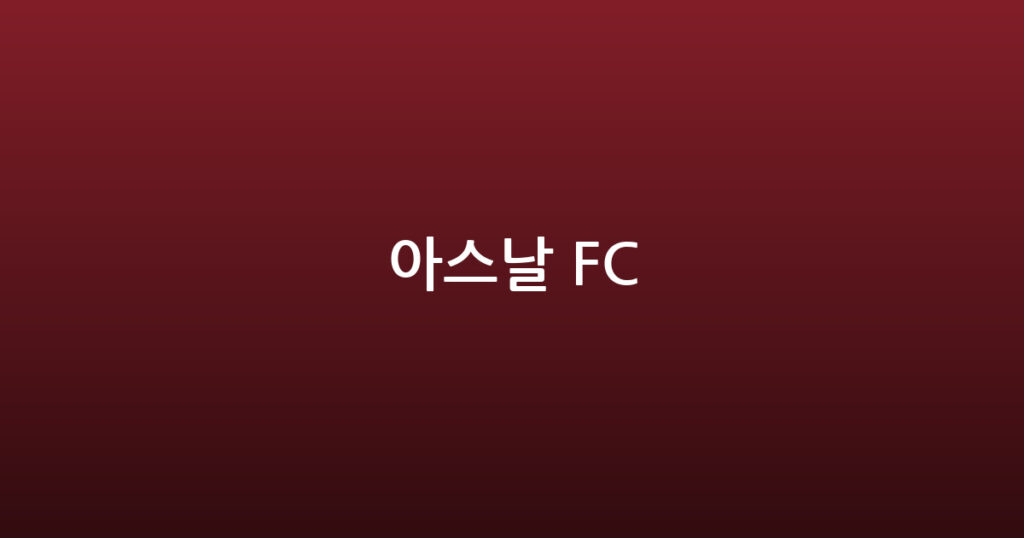 아스날 FC 대표 이미지