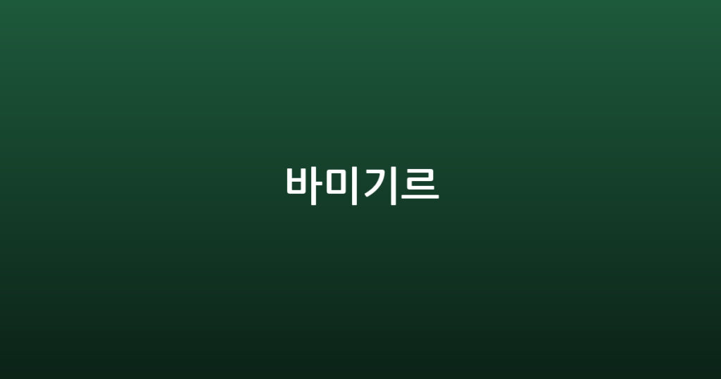 바미기르 대표 이미지