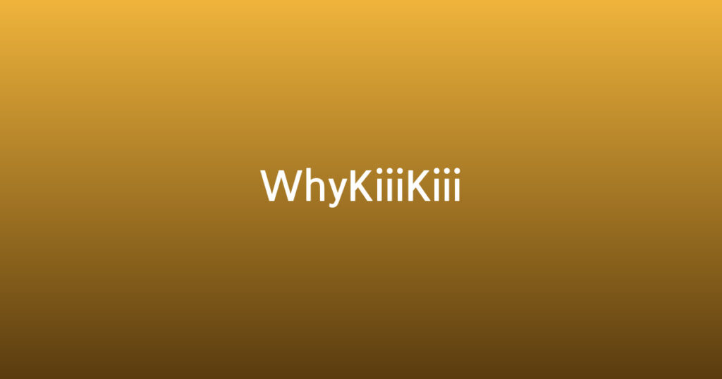 WhyKiiiKiii 대표 이미지